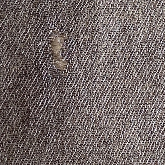 Feather light, pumpkin, camel, chocolate brown & gray pashmina color block scarf - Picture 10 of 11